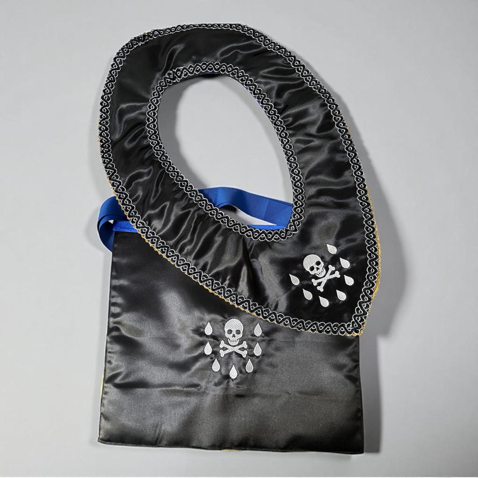 Conjunto de Collarín y Mandil Masónico