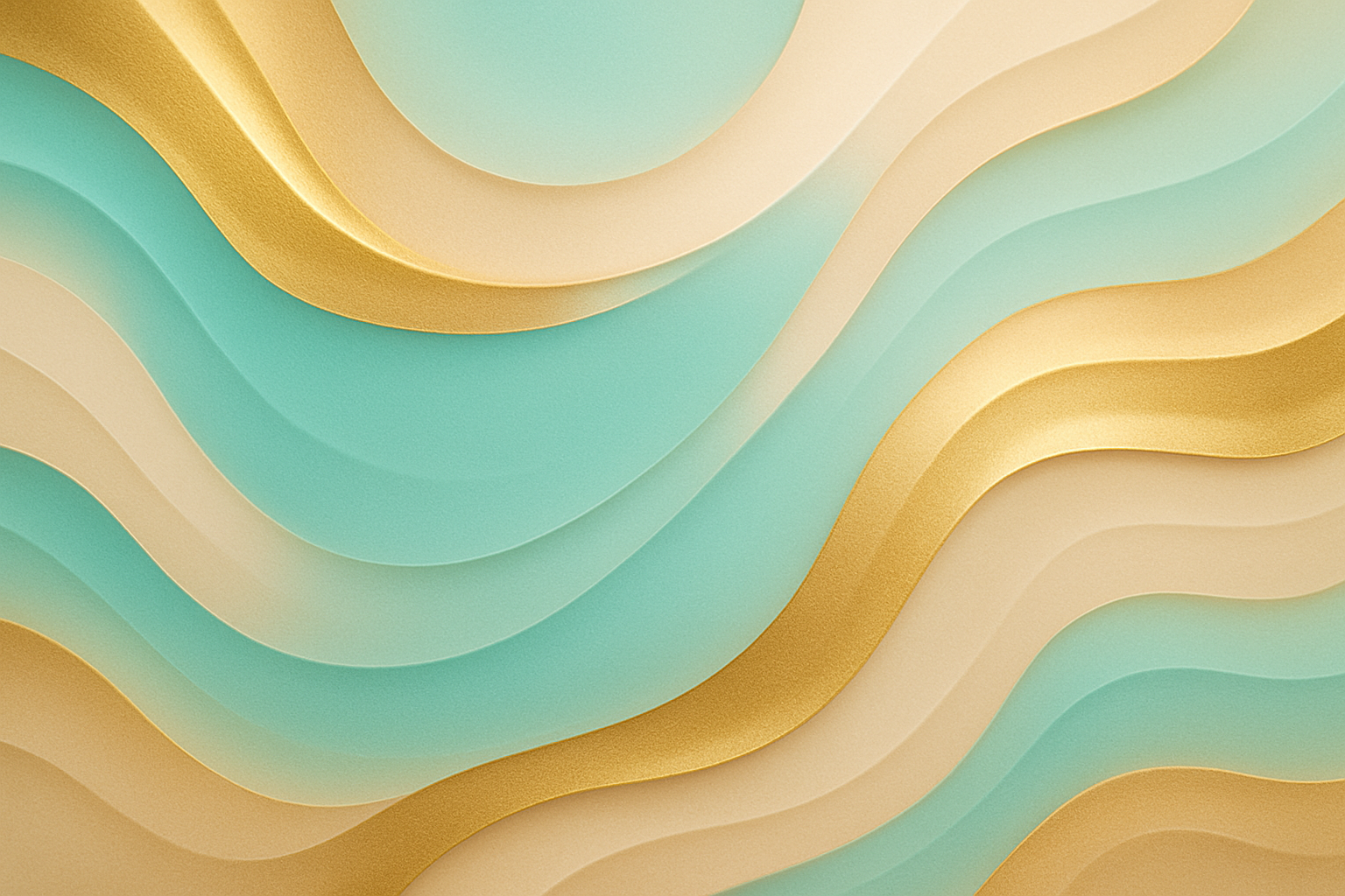create an abstract background for a highlight, gold and a light turquoise/blueish colors and sand colors too